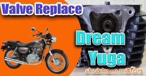 Valve Honda : How to change Dream Yuga