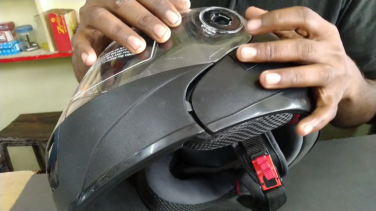 How to Remove Visor Glass of Formulate Helmet Shubham Motors